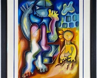  Alexandra Nechita Ltd Ed Lithograph S/N#65/99