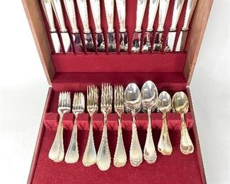Christofle Perles Flatware Set w/ Box (87 pcs)