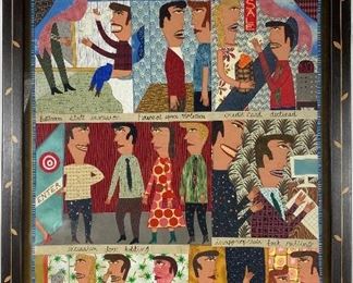 Chris Roberts - Antieu Framed Original Tapestry