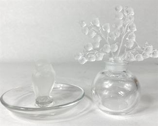 Lalique Clairefontaine Perfume Bottle & Rapace