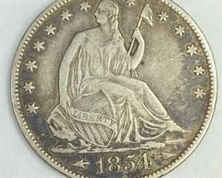 1854 O Seated Liberty Half Dollar
