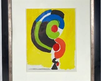Framed Sonia Delaunay Lithograph