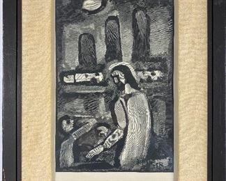  Georges Rouault (1871-1958) Woodcut Engraving