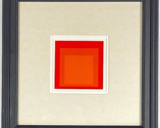 Joseph Albers Silkscreen