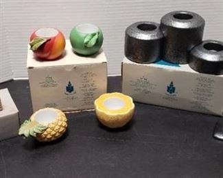 Partylite Candle Holders ~ P07384, P7168, P7149 & P7245 (2)