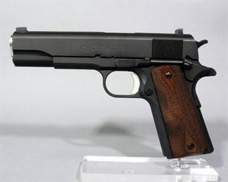 Remington 1911 R1 .45 Auto Pistol SN# RHH033754, Lighlty Fired, 2 Total Mags And Paperwork, In Original Box