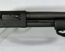 Mossberg 590 Shockwave 12 ga Pump Action Shotgun SN# V0595117, Birds Head Grip, Night Sight Front Bead, With Paperwork, In Original Box