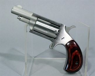 North American Arms Mini-Revolver .22 MAG 5-Shot Revolver SN# E422235, With Paperwork, In Locking Hard Case With Key, And Box