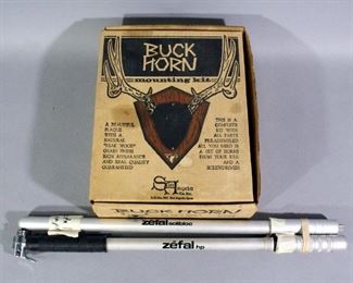 Zefal Air Pumps, Qty 2, Includes HP And Solibloc, And Buck Horn Mounting Kit, In Box