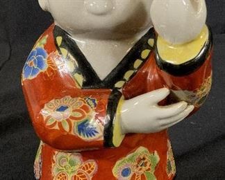 Asian Ceramic Young Girl Figural