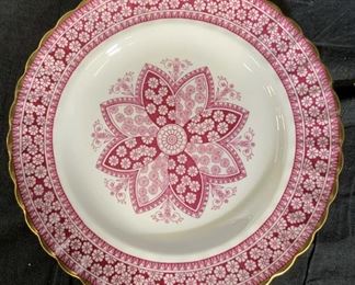 English SPODE Porcelain Primrose Plate