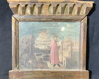 Offset Lithograph Dante & The Divine Comedy, Art