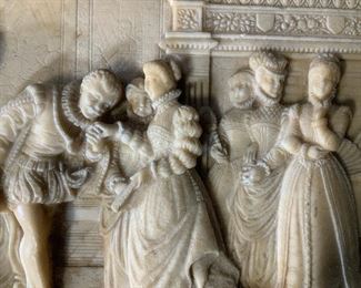 French Bas Relief Sculpture Panel Artwork