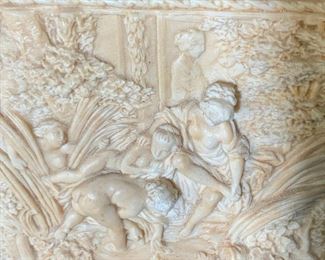 Classical Female Nude Carving in Stone Artwork