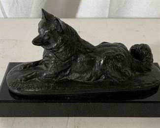 EMMANUEL FREMIET Husky Resin Sculpture