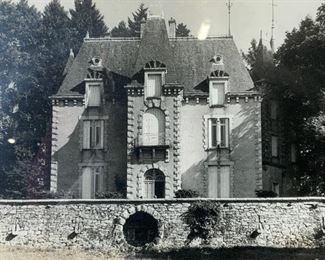 Black & White Photograph of Estate House