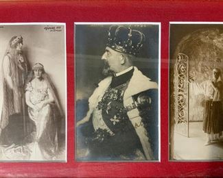 Signed Photos of the King and Princess of Romania