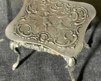 Sterling Silver Miniature Table