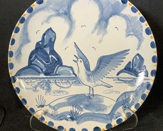 ELLE Norway Ceramic Plate with Seagull