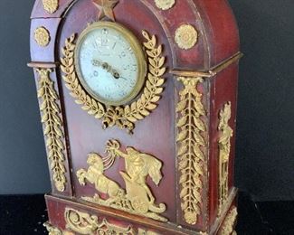 Vntg PLANCHON PARIS Ornate French Tabletop Clock