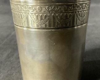 Marked Vintage Sterling Silver Cup