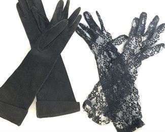 Lot 2 KID SUEDE & More Suede & Lace Ladies Gloves