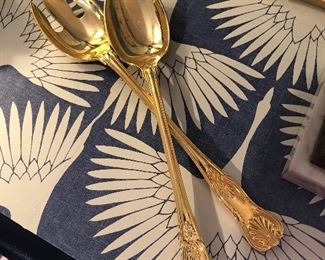 $20! XL gold tone serving utensils / salad servers. 16 inches!!