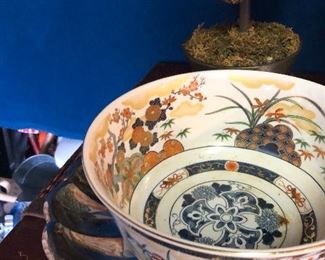 $25. Large Asian porcelain bowl 