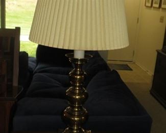 $30.00, Brass Lamp 34" Tall very heavy VG condition