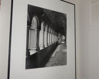 $10.00, 24" Framed Foto , walkway in open castle