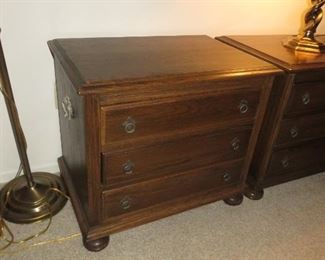 $150.00, Ethan Allen Solid Oak Royal Charter Collection, Bed Side Table 