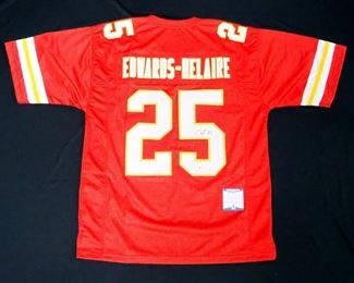 Clyde Edwards-Helaire Kansas City Chiefs No. 25 Autographed Jersey With Beckett COA