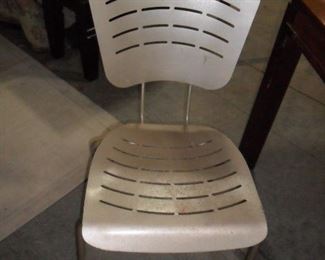 Retro metal chairs