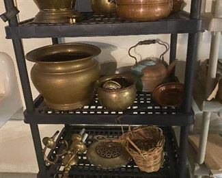 Copper and brass items