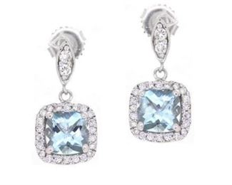 Aquamarine Earrings