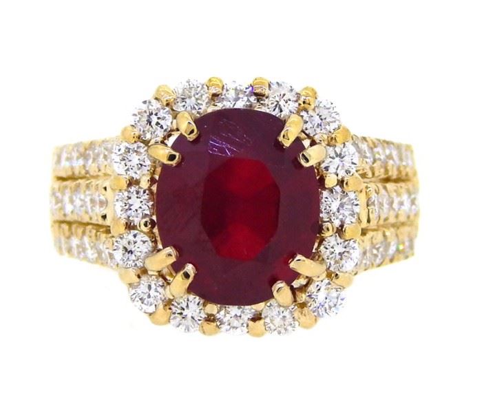 Ruby & Diamond Ring