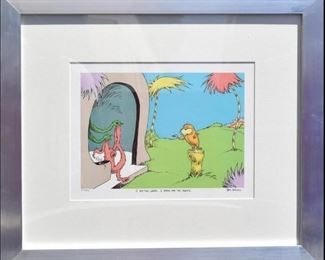 Dr. Seuss I am the Lorax Serigraph