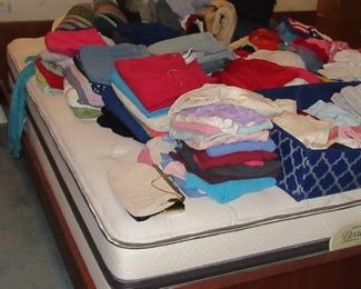 Nora bed with clothes
