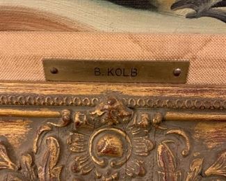 Antique frame for the B. Kolb art.