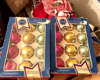 Boxed Glass Ornaments