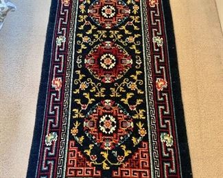 $250; Hand woven runner; 5'1" x  2'5"