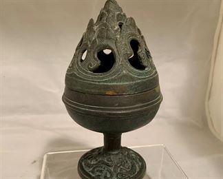 $60 - Incense Burner, 6.5" H x 4" W