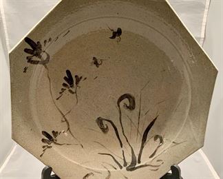 $95 - Octagonal Bowl, 14.5" W 