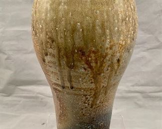$45 - Studio ceramic vase, 10.5" H