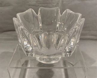 $45 - Small Orrefors Bowl, 3" H x 4.5" W 