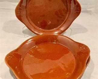 $30; Set of 4 Individual Gratins, 8" W across handles