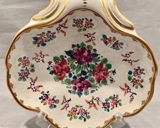 $60; Carl Thieme Dresden Handpainted Shell Dish, 9.5" x 9.5"