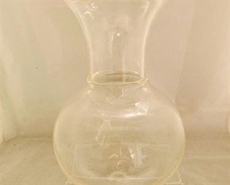 $45; Simon Pearce hand blown vase, 8.5" H x 6" W