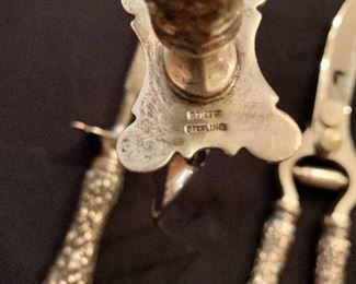 Detail; Kirk Steiff “Repousse” carving set