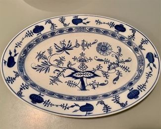 $35; Villeroy & Boch Dresden Blue Onion Oval Platter, 20" x 14"